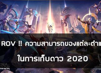 TIP ROV ความสามารถของแต่ละตำแหน่ง