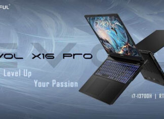 เปิดตัวแล็ปท็อปสำหรับเล่นเกม EVOL X16 PRO Gaming