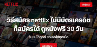 วิธีสมัคร Netflix ราคาเท่าไหร่