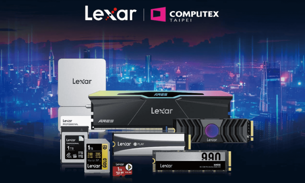 Lexar จัดแสดงผลิตภัณฑ์รุ่นใหม่ในงาน COMPUTEX 2024