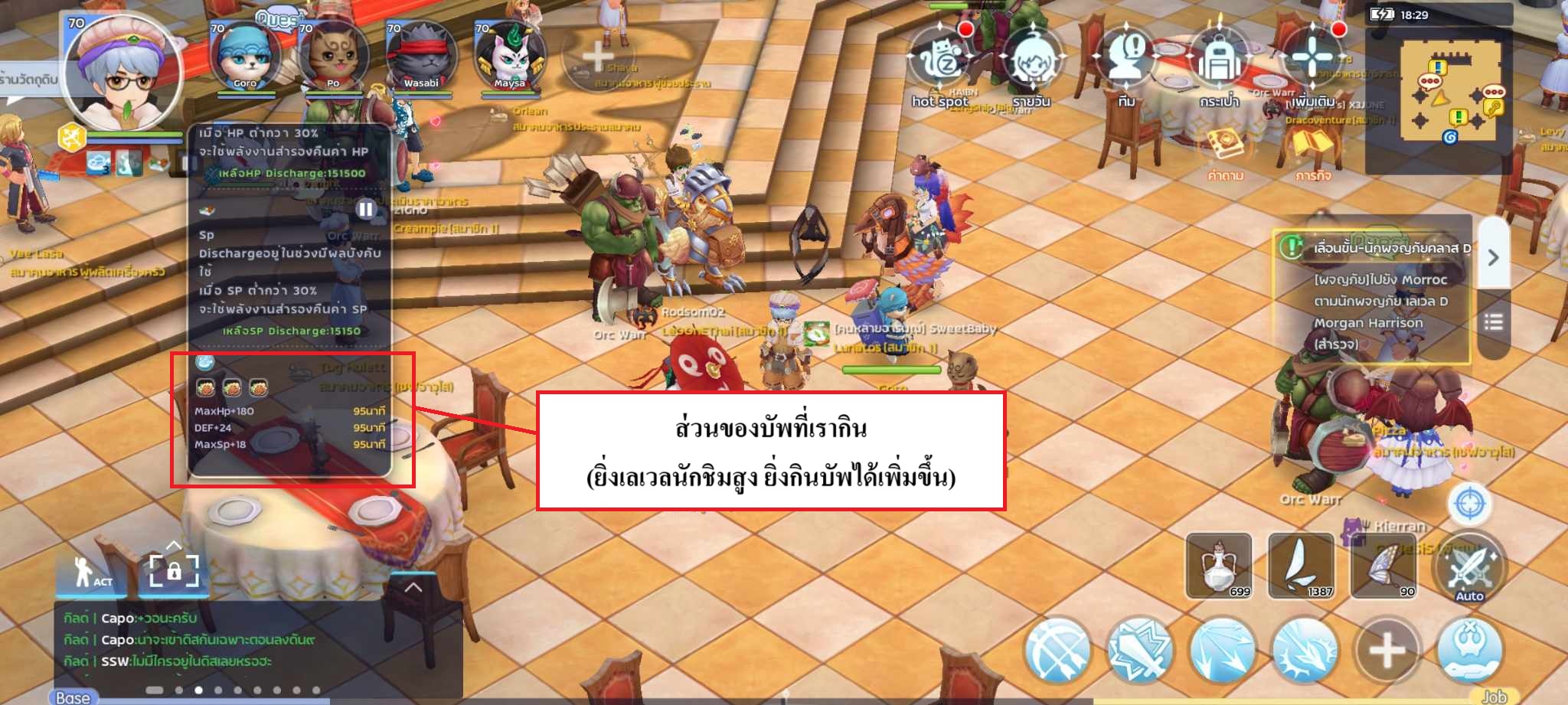 Ragnarok M Classic สูตรอาหาร 2025